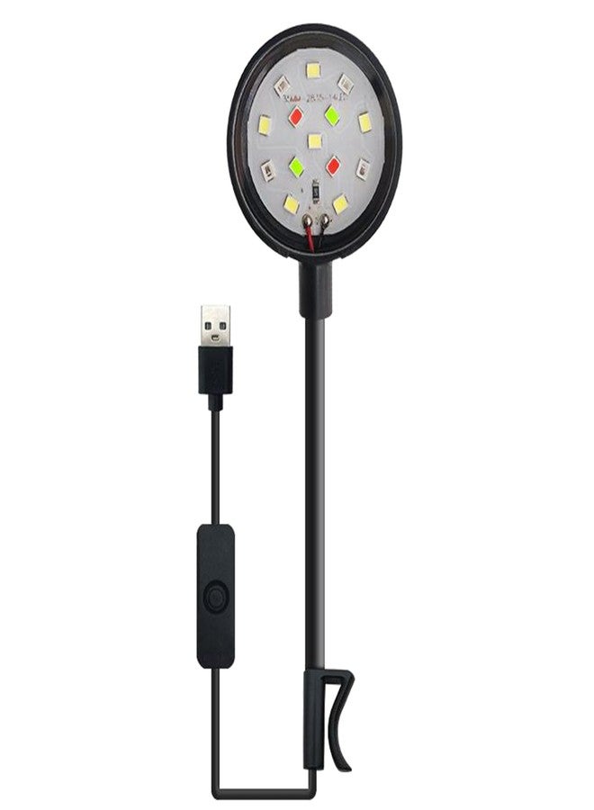 URTERYSER Lamps, Small Aquarium Fish Tank Led Light with USB Interface Clip On for Plant Aquarium - Image 1